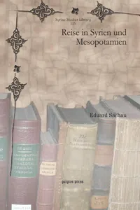 Reise in Syrien und Mesopotamien_cover