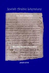 Jewish Arabic Literature_cover