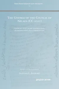 The Gnomai of the Council of Nicaea_cover