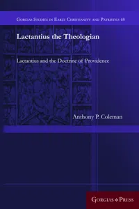 Lactantius the Theologian_cover