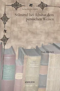 Stilmittel bei Afrahat dem persischen Weisen_cover