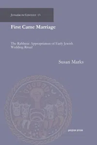 First Came Marriage_cover