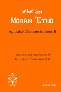 Aphrahat Demonstrations II_cover