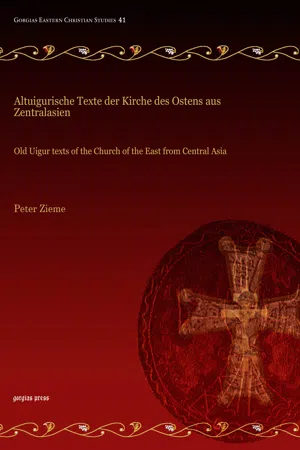 Altuigurische Texte der Kirche des Ostens aus Zentralasien