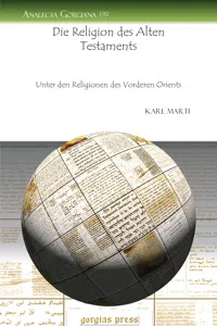 Die Religion des Alten Testaments_cover