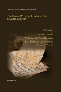 The Syriac Writers of Qatar in the Seventh Century_cover