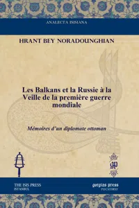 Les Balkans et la Russie à la Veille de la première guerre mondiale_cover