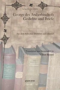 Georgs des Araberbischofs Gedichte und Briefe_cover