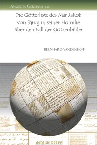 Die Götterliste des Mar Jakob von Sarug in seiner Homilie über den Fall der Götzenbilder_cover