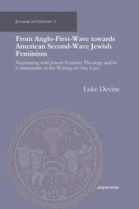 From Anglo-First-Wave towards American Second-Wave Jewish Feminism_cover