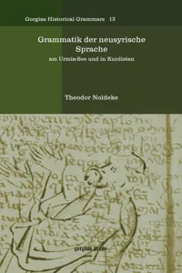 Grammatik der neusyrische Sprache_cover