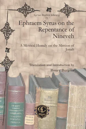 Ephraem Syrus on the Repentance of Nineveh