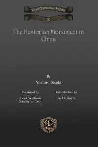 The Nestorian Monument in China_cover