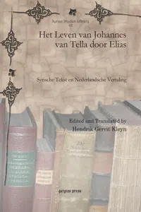 Het Leven van Johannes van Tella door Elias_cover