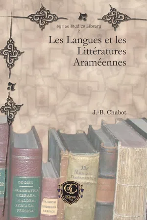 Les Langues et les Littératures Araméennes