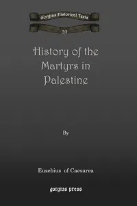 History of the Martyrs in Palestine_cover