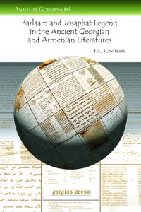 The Barlaam and Josaphat Legend in the Ancient Georgian and Armenian Literatures_cover