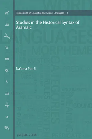 Studies in the Historical Syntax of Aramaic