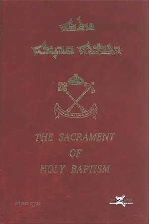 The Sacrament of Holy Baptism