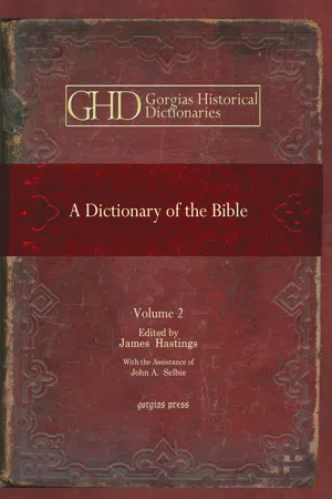 A Dictionary of the Bible