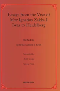 Essays from the Visit of Mor Ignatius Zakka I Iwas to Heidelberg_cover