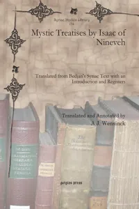 Mystic Treatises by Isaac of Nineveh_cover