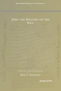 John the Solitary on the Soul_cover