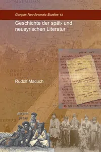 Geschichte der spät- und neusyrischen Literatur_cover