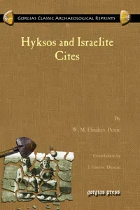 Hyksos and Israelite Cites_cover