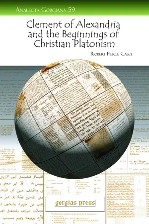 Clement of Alexandria and the Beginnings of Christian Platonism