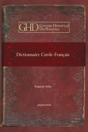 Dictionnaire Curde-Français