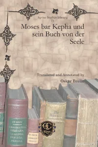 Moses bar Kepha und sein Buch von der Seele_cover