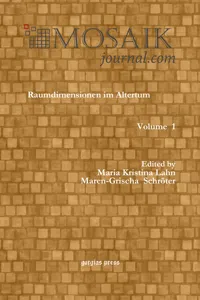 Mosaikjournal: Raumdimensionen im Altertum>_cover