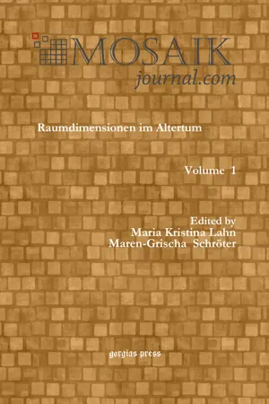 Mosaikjournal: Raumdimensionen im Altertum>