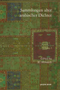 Sammlungen alter arabischer Dichter_cover