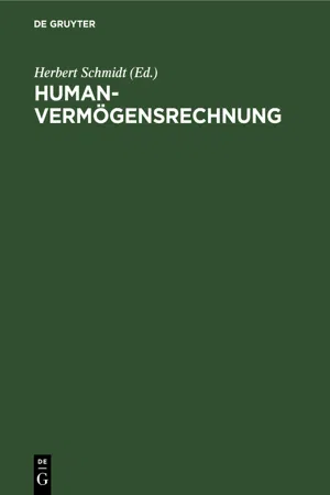 Humanvermögensrechnung