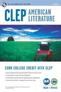 CLEP&reg; American Literature Book + Online_cover