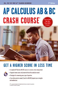 AP® Calculus AB & BC Crash Course, 2nd Ed., Book + Online_cover