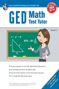 GED&reg; Math Test Tutor, For the 2014 GED&reg; Test_cover