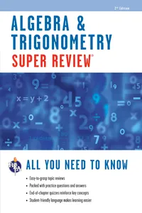 Algebra & Trigonometry Super Review - 2nd Ed._cover