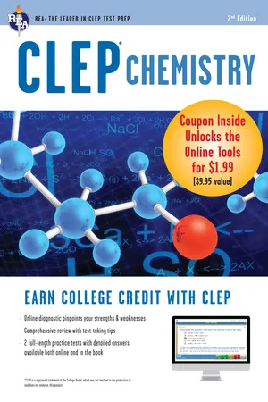 CLEP&reg; Chemistry Book + Online
