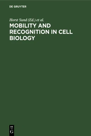 Mobility and recognition in cell biology