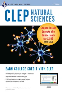 CLEP&reg; Natural Sciences Book + Online_cover