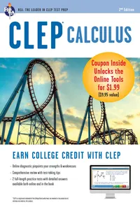 CLEP&reg; Calculus Book + Online_cover