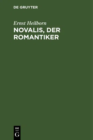 Novalis, der Romantiker