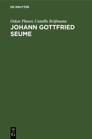 Johann Gottfried Seume