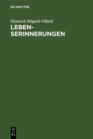 Lebenserinnerungen