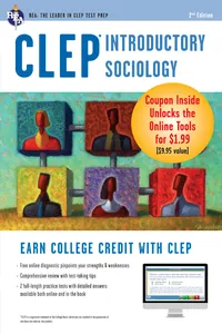 CLEP&reg; Introductory Sociology Book + Online_cover