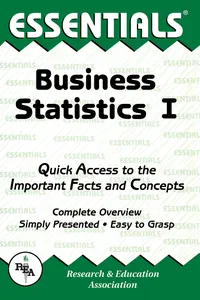 Business Statistics I Essentials_cover