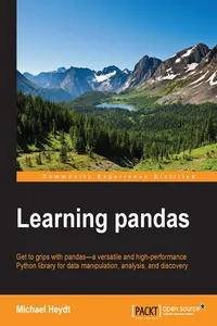 Learning pandas_cover